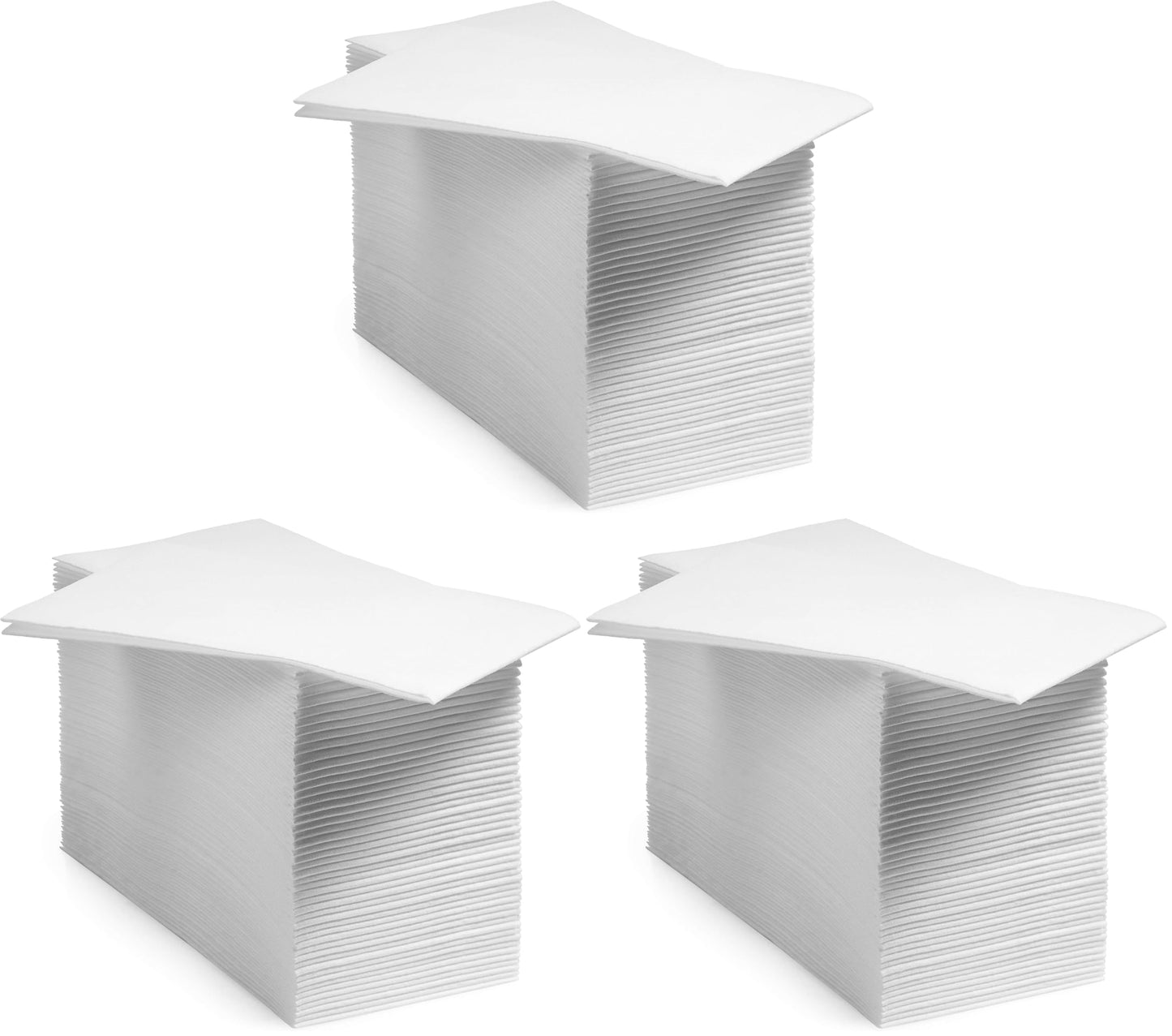 200 Pack Disposable Guest Towels for Bathroom, Linen-Feel Hand Towels | Thick and Absorbent Cloth-Like Paper Napkins, Made in USA, White, 12x17 in, for Parties, Weddings, Events, Guest Bathrooms