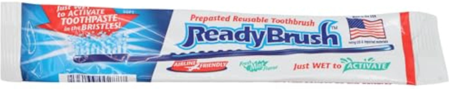Prepasted Reusable Toothbrush- 30 Pack- Made in the USA