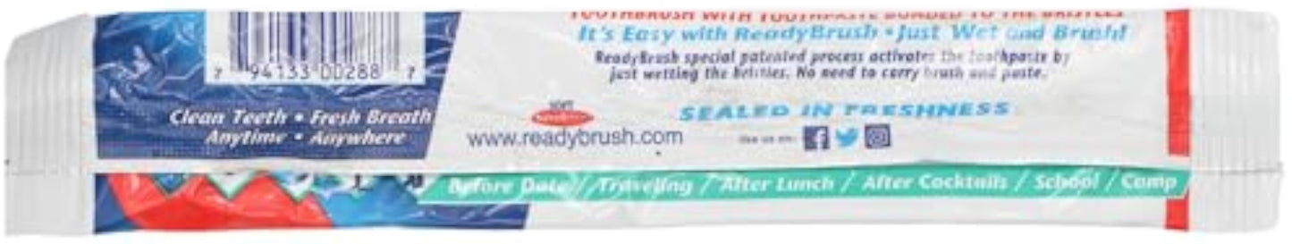 Prepasted Reusable Toothbrush- 30 Pack- Made in the USA