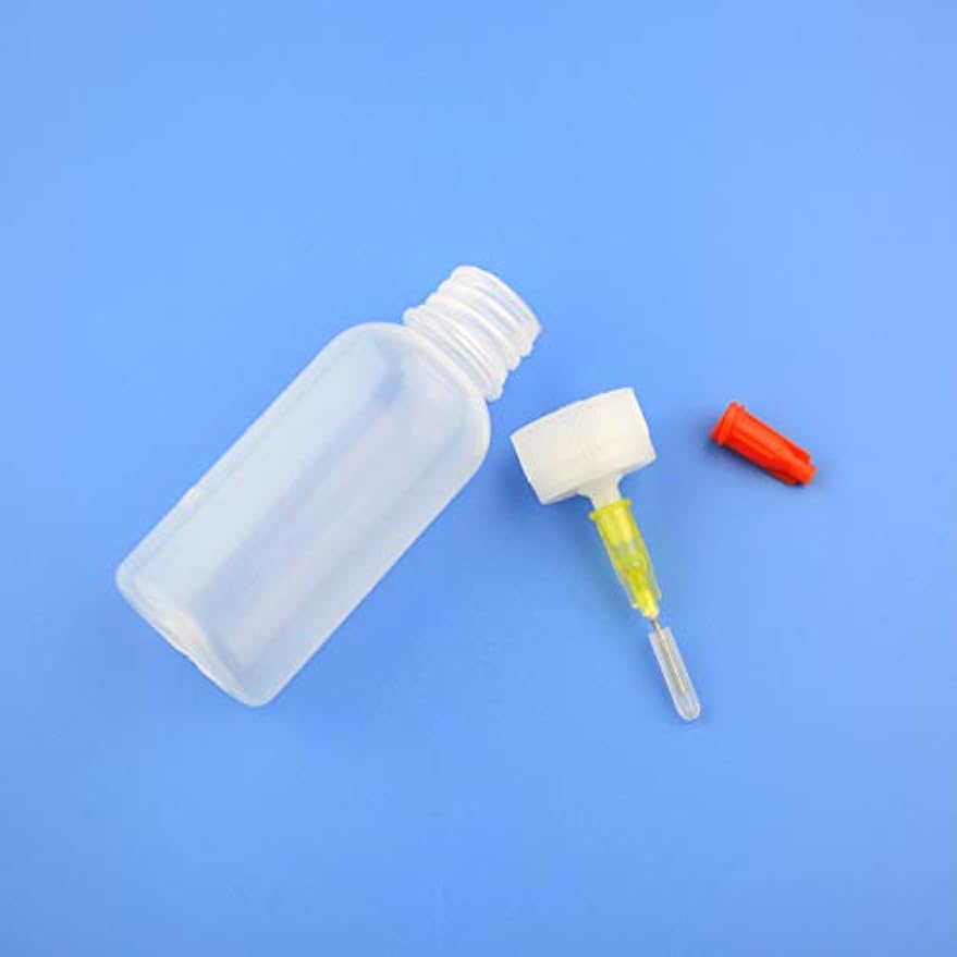 SHAOTONG 10Pcs Squeeze Bottle With 20G Dispensing Needles And Cap (30ml dispensing bottle)