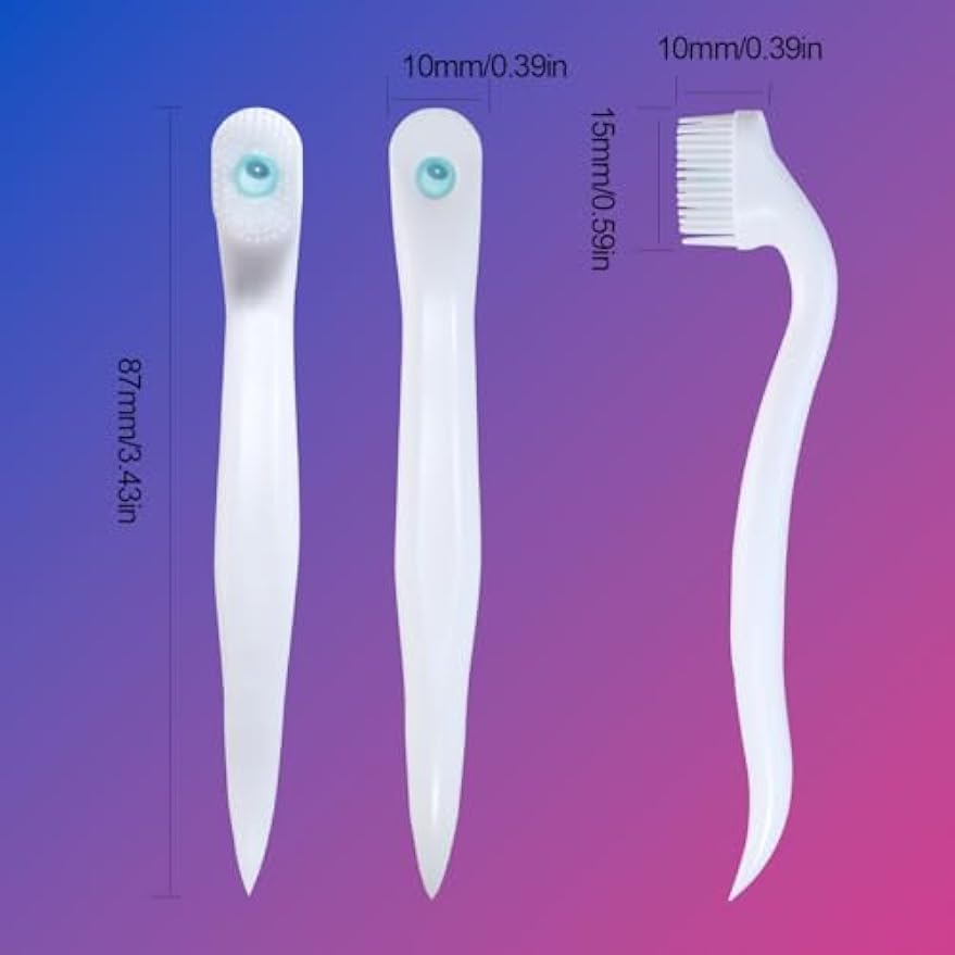 Mini Disposable Toothbrush, Pre-Pasted Toothbrushes with Toothpaste and Toothpick for Travel - Fluoride Free, No Rinsing Needed, Mint Flavor, Fresh Breath Anywhere Anytime - 28 Ct