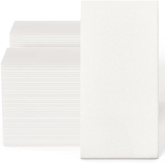 200 Pack Disposable Guest Towels Soft and Absorbent Linen Feel Paper Hand Towels Decorative Bathroom Hand Napkins for Kitchen, Parties, Weddings,Halloween