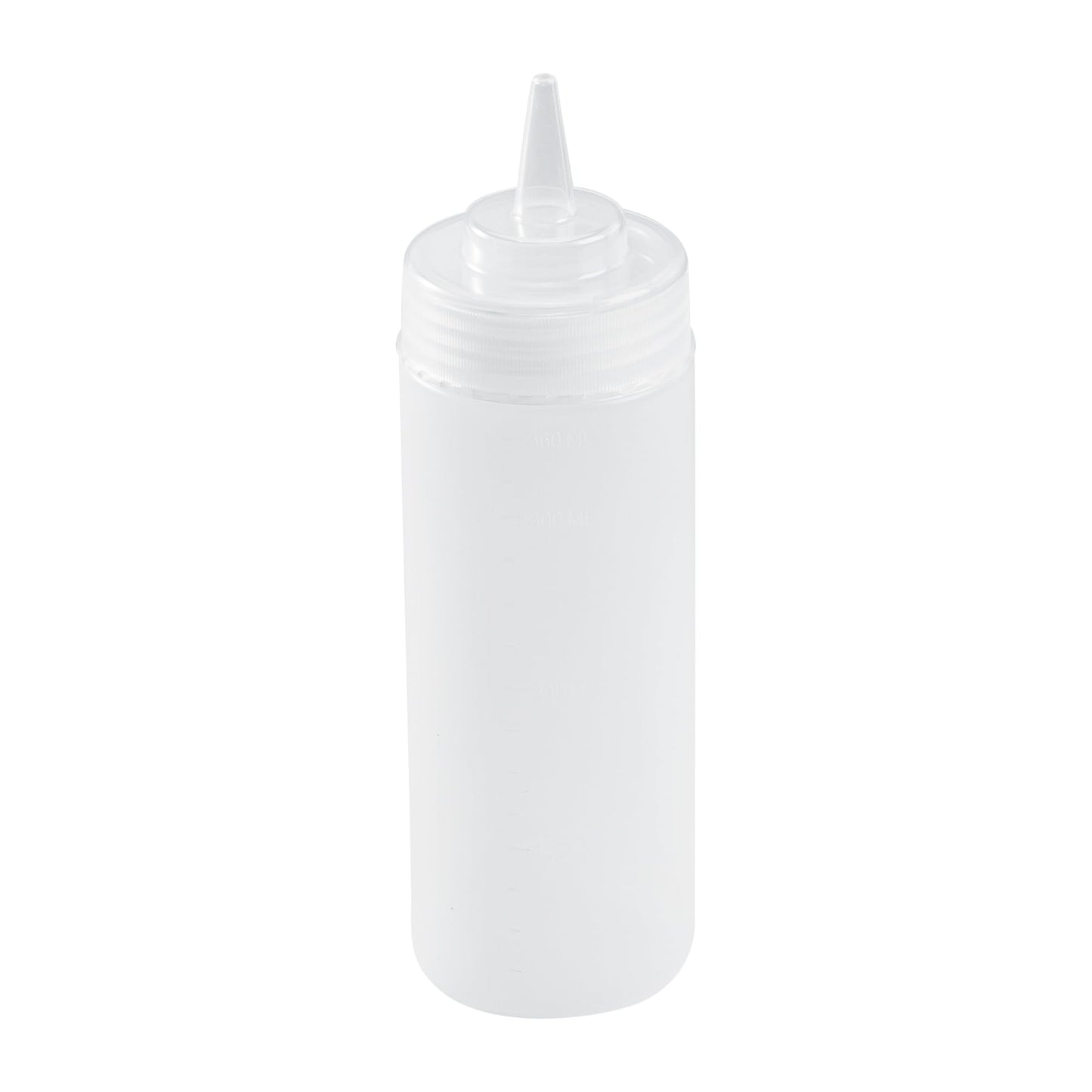 Restaurantware-8 Ounce Condiment Squeeze Bottle, 1 With Lid Plastic Squeeze Bottle - Precison Dispensing Tip, Flexible, Clear Plastic Squeeze Bottle For Sauces, For Sauces, Spreads, Or Condiments,