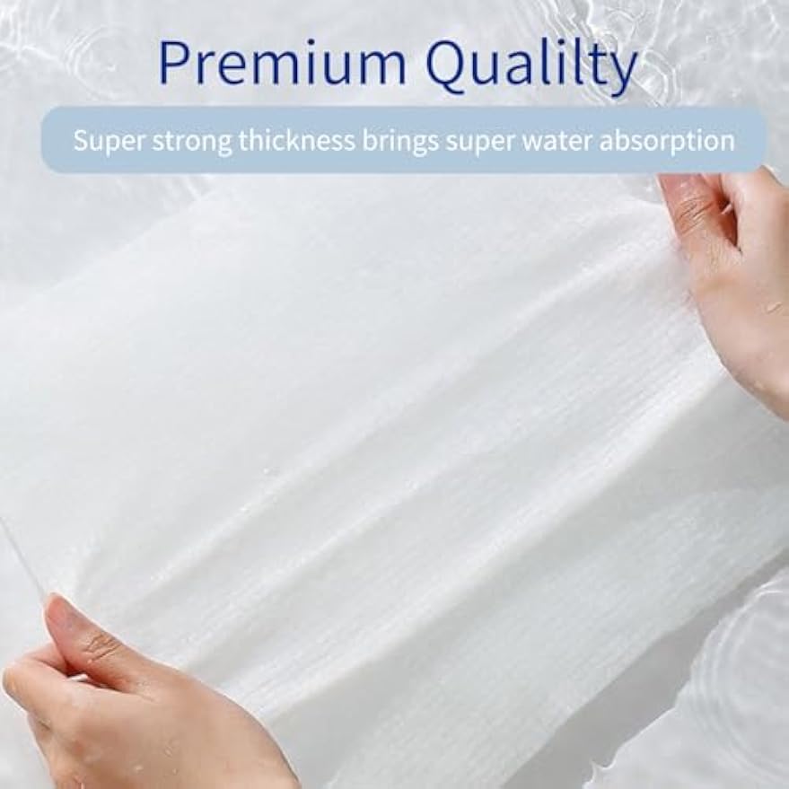 Disposable Compressed Towels, 28Pcs Travel Washcloth Tablets | Portable Compressed Towel, Thicker Super Absorbent for Travel, Face Towel Ideal for Outdoor Camping Hiking