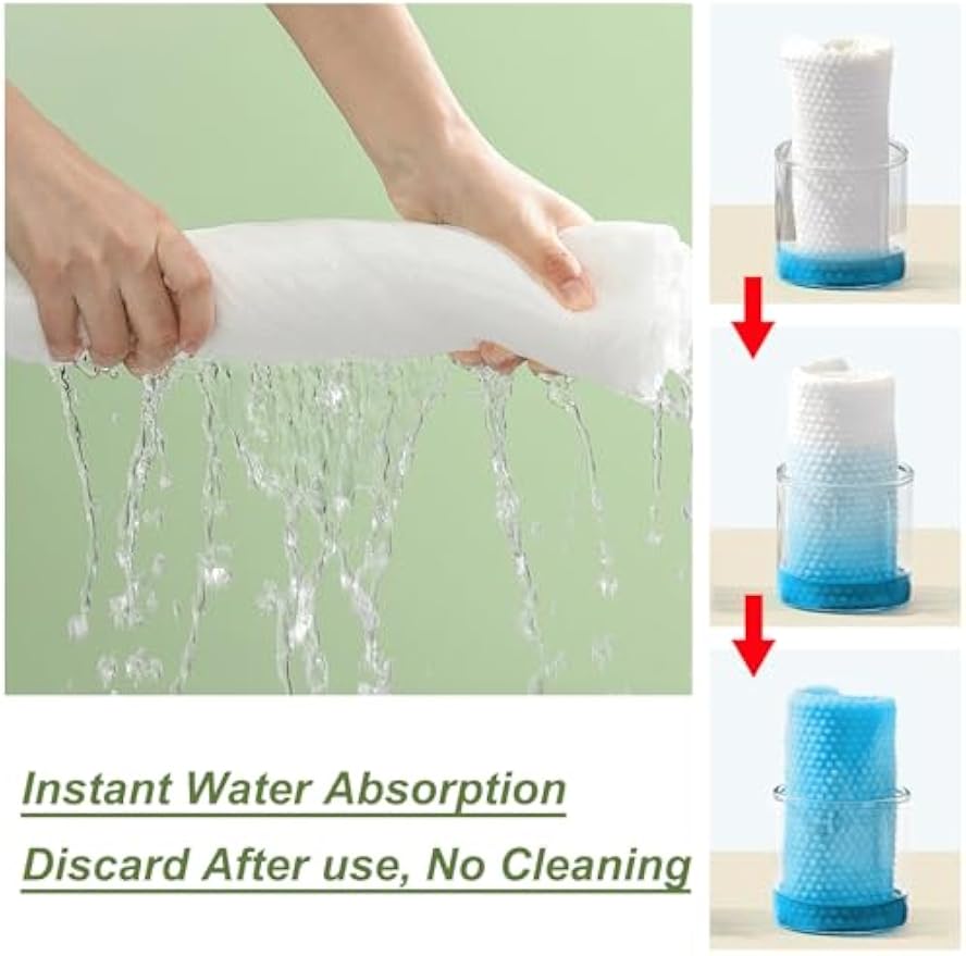 Disposable Bath Towels, 25 Pcs 55" x 27.5" Ultra Soft, Quick Dry Disposable Body Towels, Portable Travel Towel for Hotel Camping Beach Swimming Gym Sauna Spa, Personal Care Pet Towels