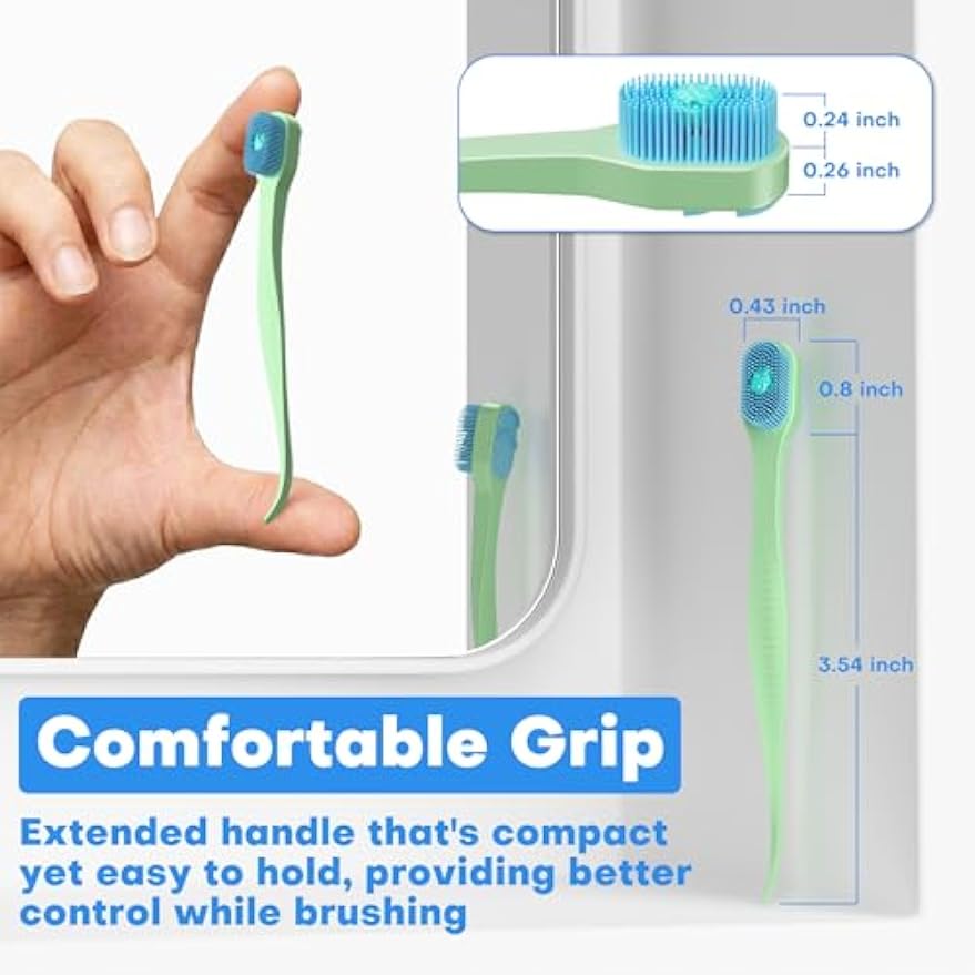 Disposable Toothbrush with Pre-pasted Toothpaste | Travel Size Toiletries | On-The-Go Mini Soft Toothbrush for Meetings, Flights & Camping Essentials | Rich Foam, Mint Flavor (72 Count - 6 Packs of 12)