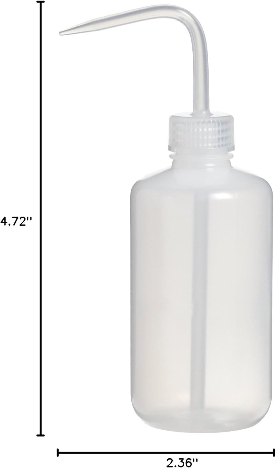 ACM Economy Wash Bottle, LDPE, Squeeze Bottle Medical Label Tattoo (250ml. / 8oz / 1 Bottle)