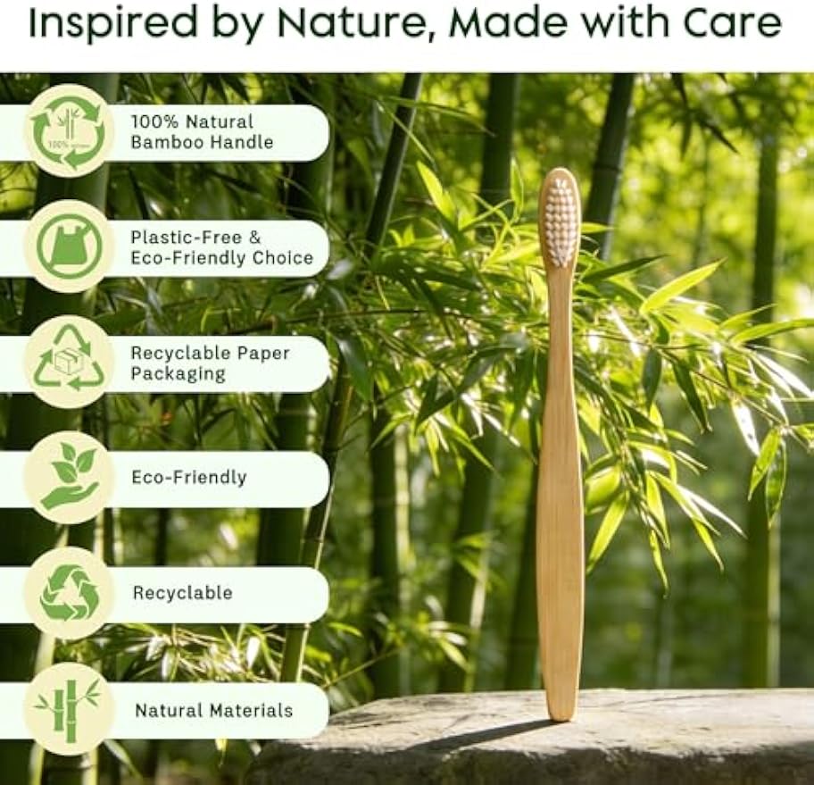 100 Pack Bamboo Toothbrushes with Toothpaste 6g Individually Wrapped | Disposable Travel Toothbrushes Kit, Guest Dental Kit for Hotel Amenities, Airbnb Hosts, Travel & Camping