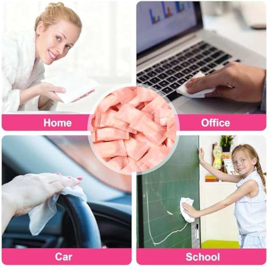 150Pcs Compressed Towel Tablets, Portable Mini Compressed Towels, Disposable Face Towel Washcloths for Travel, Beauty, Home Hand Wipes, Camping, Hiking, Outdoor Activities,Individually Wrapped MEQHUO