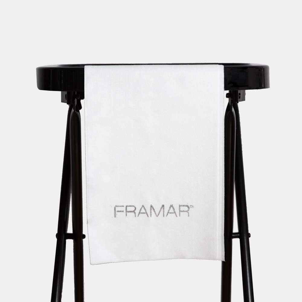 FRAMAR Biodegradable Salon Towels for Hair Stylist, Hair Towels for Women | Disposable Towel, Salon Towel, for Spa, Barber, Gym, Super Absorbent and Extra Soft, 50 Count