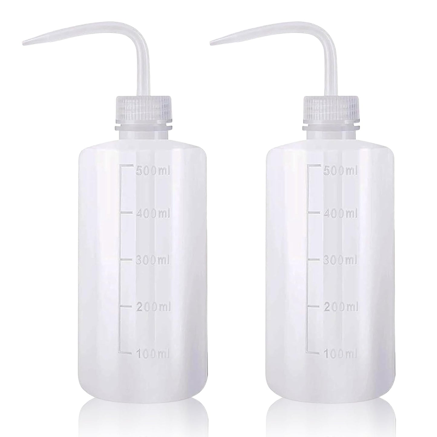 Squeeze Bottles 3-Pack (250ml/8.45oz) Leak-Proof Wash Bottle | For Cleaning, Watering & Precision Tasks, LDPE Squirt Bottles with Angled Nozzle & Measurement Scale