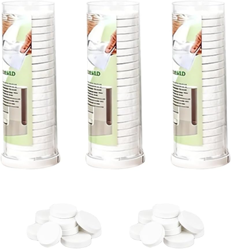 Towel Refills for Hot Face Towel Heater Machine, 60 Pcs Disposable Compressed Face Towels for Smart Towel Warmer, 3 Buckets, 20 Pcs Per Bucket