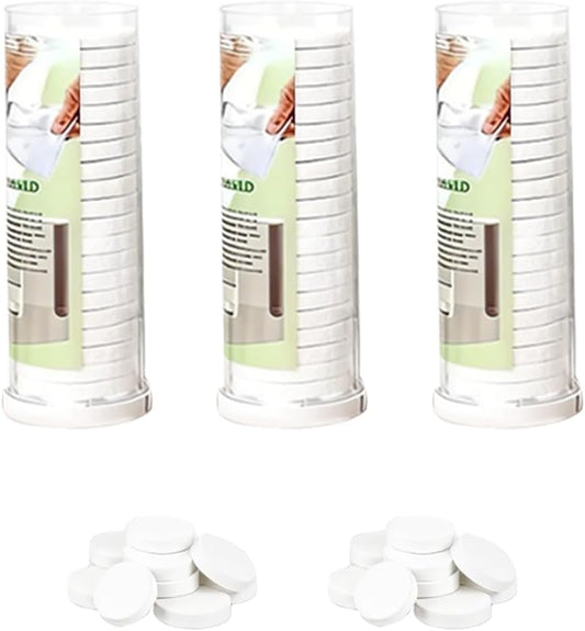 Towel Refills for Hot Face Towel Heater Machine, 60 Pcs Disposable Compressed Face Towels for Smart Towel Warmer, 3 Buckets, 20 Pcs Per Bucket
