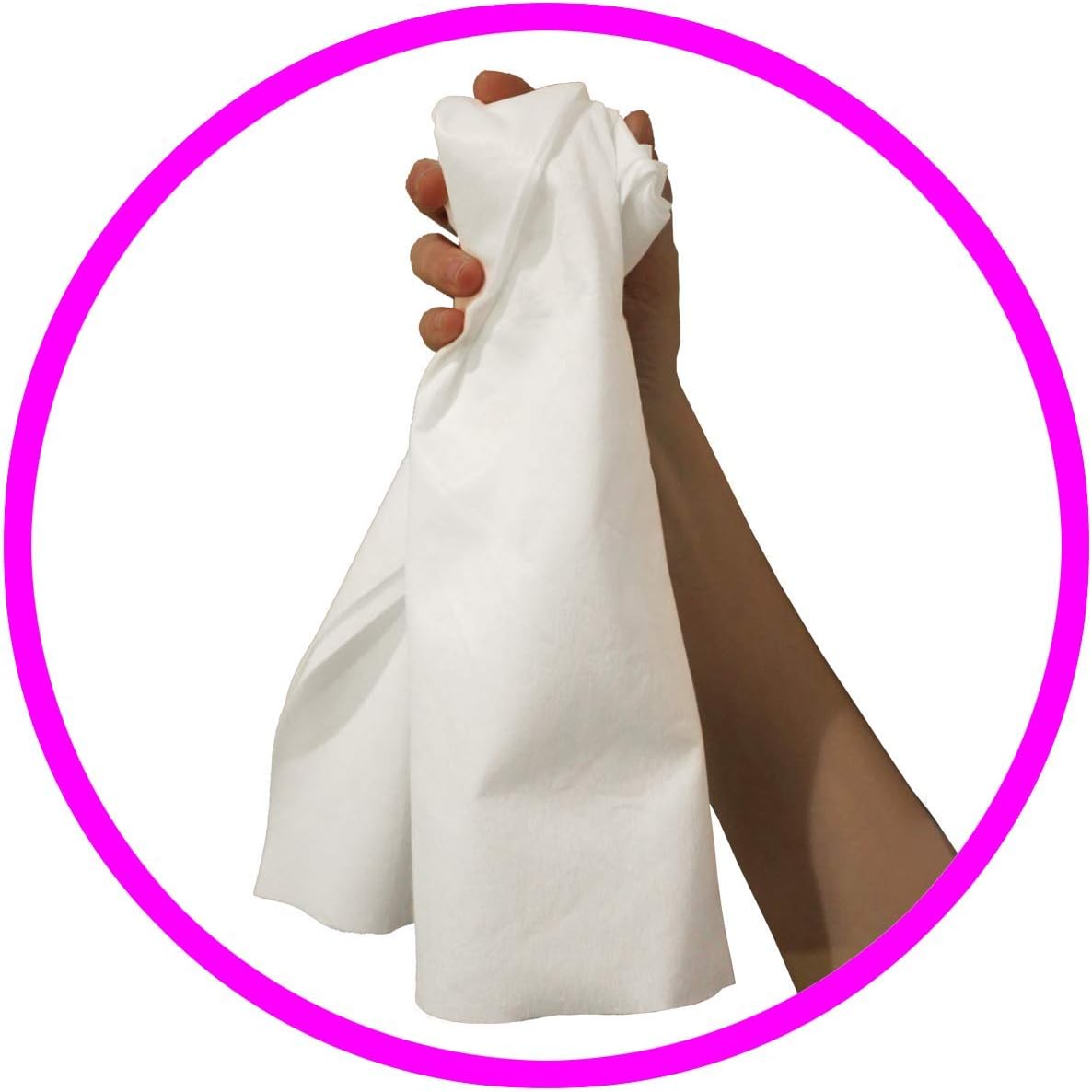 FRAMAR Biodegradable Salon Towels for Hair Stylist, Hair Towels for Women | Disposable Towel, Salon Towel, for Spa, Barber, Gym, Super Absorbent and Extra Soft, 50 Count