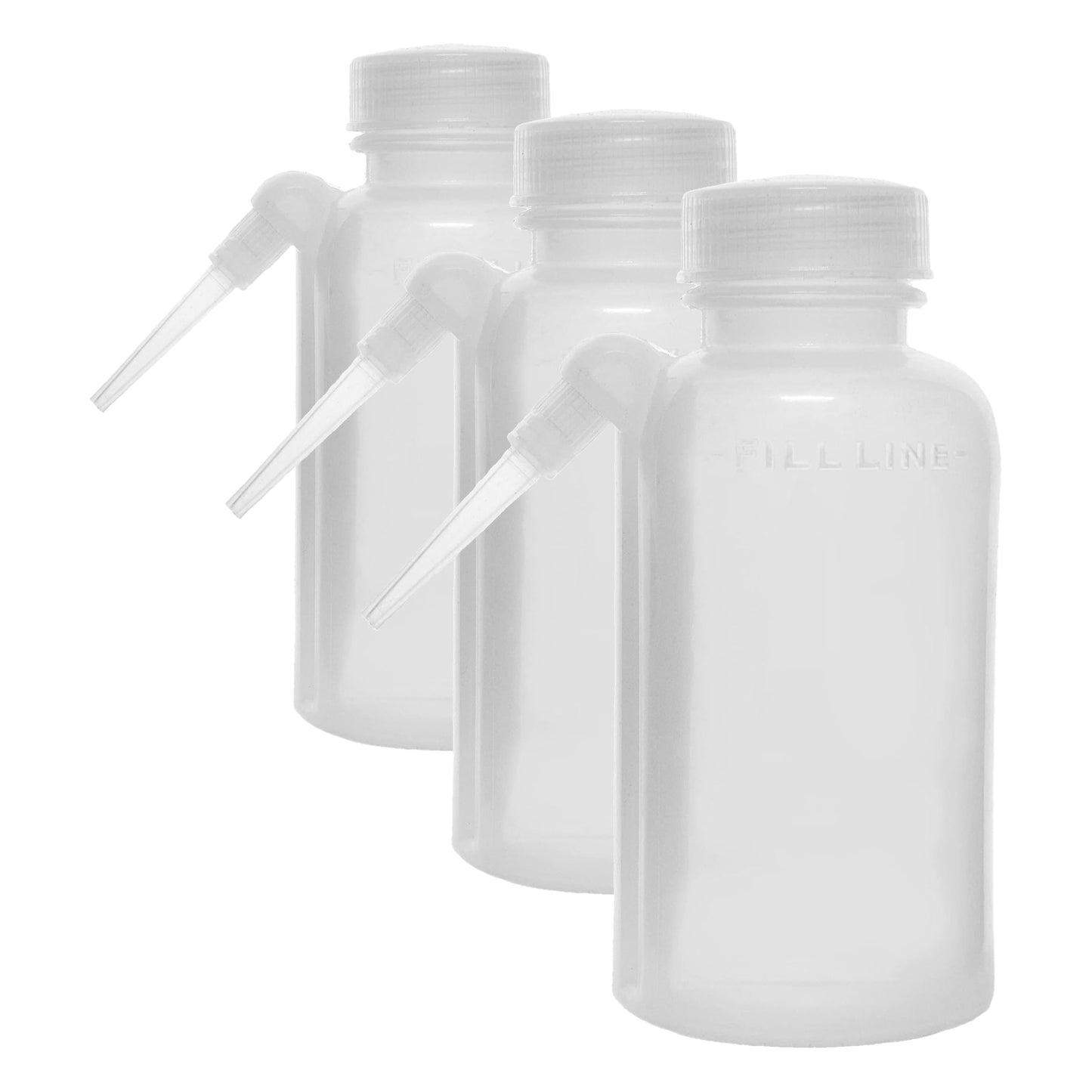 EISCO Wash Bottle, 250ml - Polyethylene - Translucent, Unbreakable - Screw Cap with Down Spout for Dispensing Liquid Labs