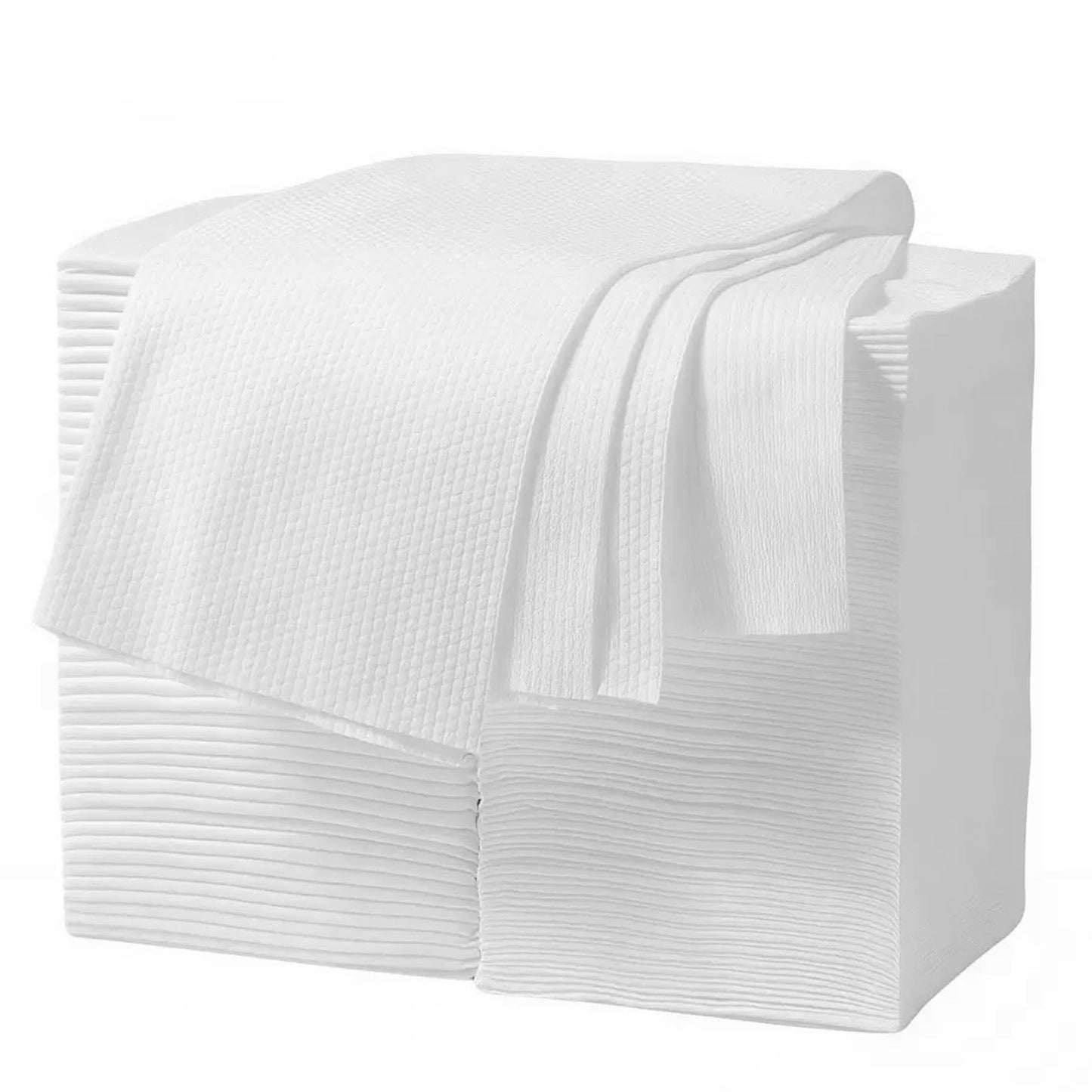 100PCS Disposable Towel, 28" ×12" Disposable Hair Towel for Spa Travel | Soft Absorbent Hair Drying Towels, Durable Lint-Free Travel Towels for Beauty Salon, Barber Shop, Gym, Bulk Clients Towels