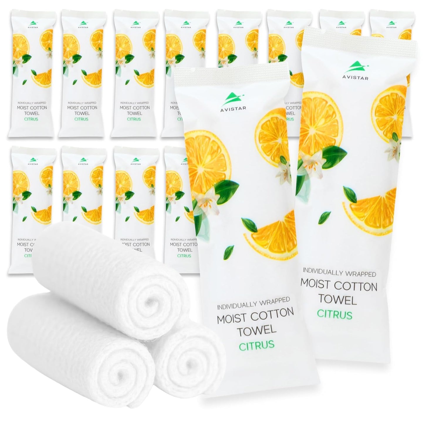 60 Hot or Cold Wrapped Moist Towels – 9'' x 9" Moist Towelettes Individually Wrapped Scented Disposable Face & Hand – Pre-Moistened Hand Wipes Soft Refreshing for Travel, Spa, Restaurant - Mixed