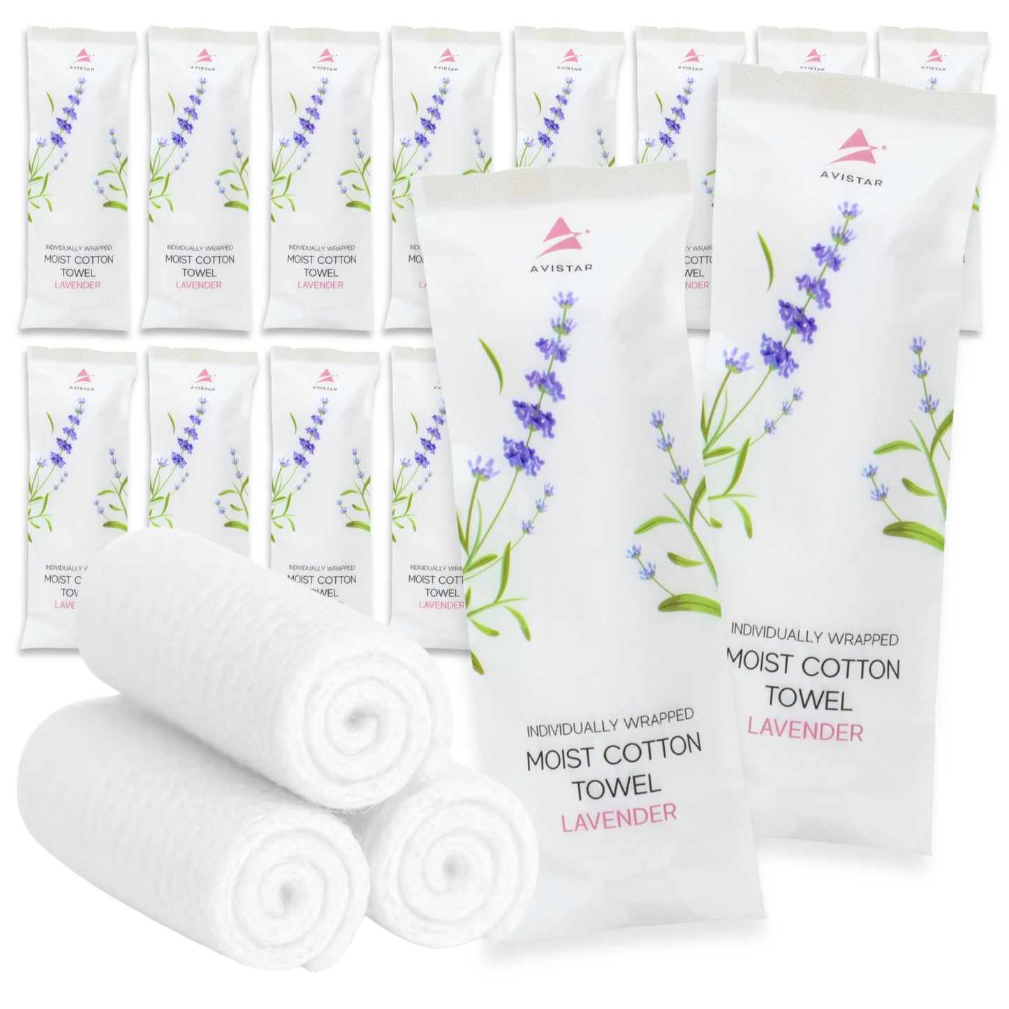 60 Hot or Cold Wrapped Moist Towels – 9'' x 9" Moist Towelettes Individually Wrapped Scented Disposable Face & Hand – Pre-Moistened Hand Wipes Soft Refreshing for Travel, Spa, Restaurant - Mixed
