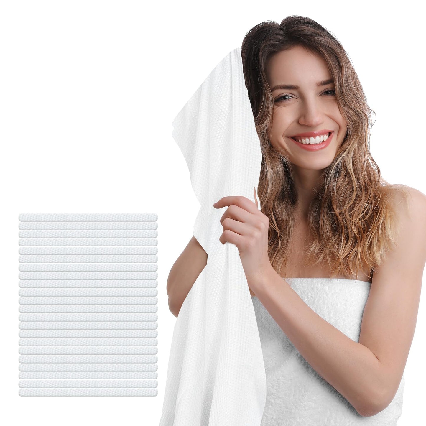 Premium Disposable Towel, 100 PCS Ultra Soft, Quick Dry Disposable Hair Towels Spa Salon Towel, Portable Body Towels Disposable for Massage Beauty Hotel Camping Travel Gym 28 x 12 inch