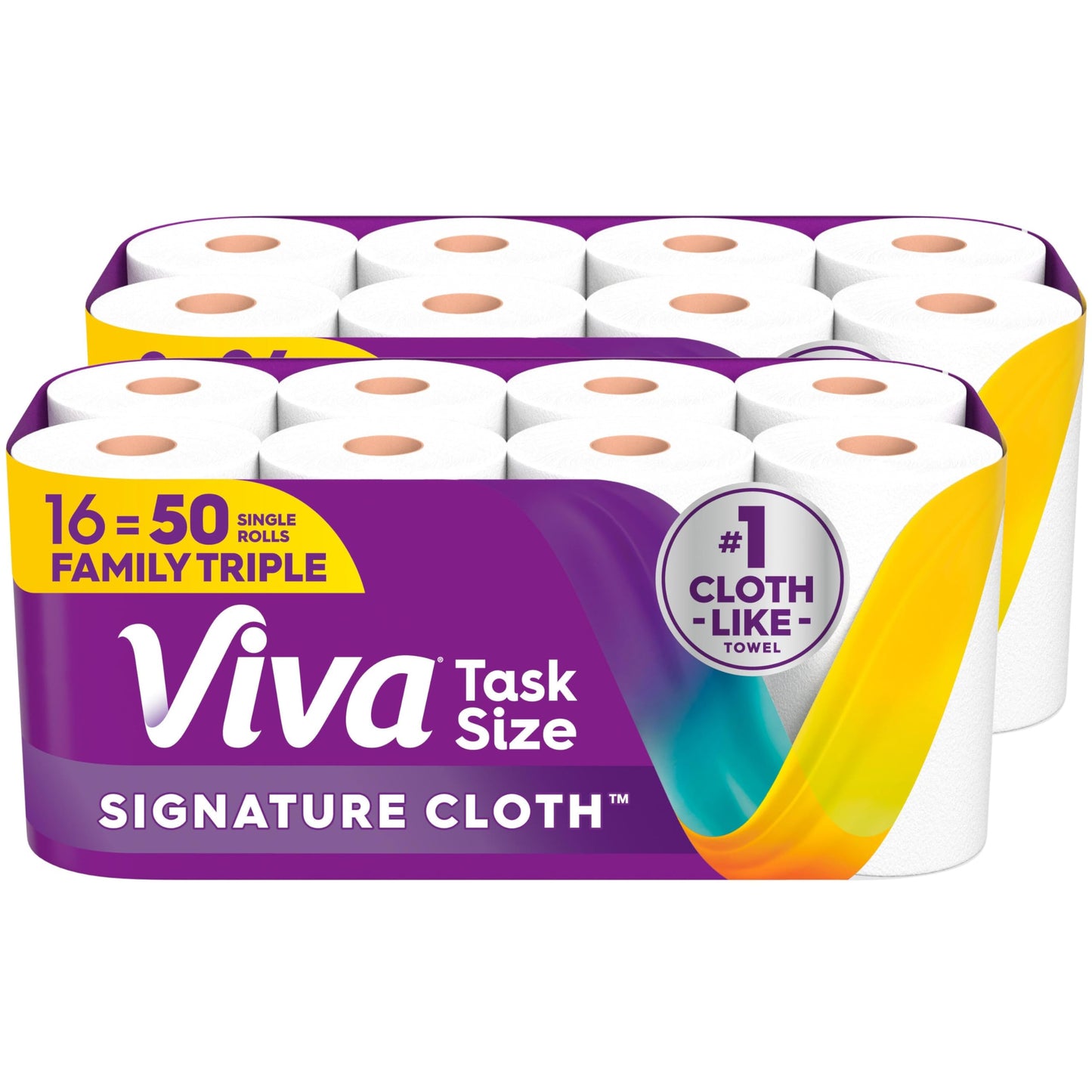 Viva Signature Cloth Paper Towels, 3 Double Rolls, 86 Sheets per Roll