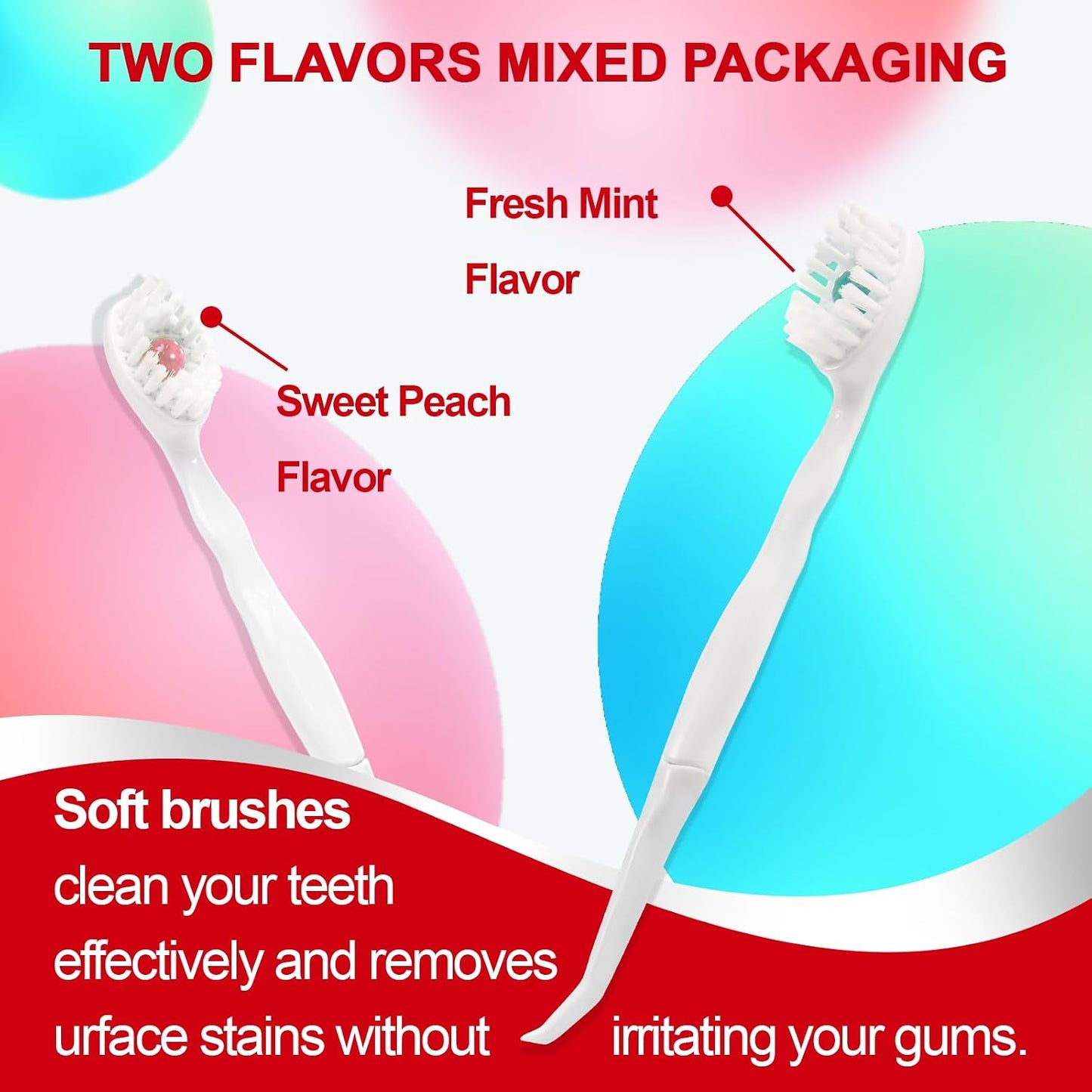 Mini Disposable Toothbrushes with Toothpaste and Toothpick, Tongue Cleaners, Reduce Bad Breath, Tongue Scraper, Prepasted Toothbrush, Pick for Work or Travel (Mint, 20pcs)