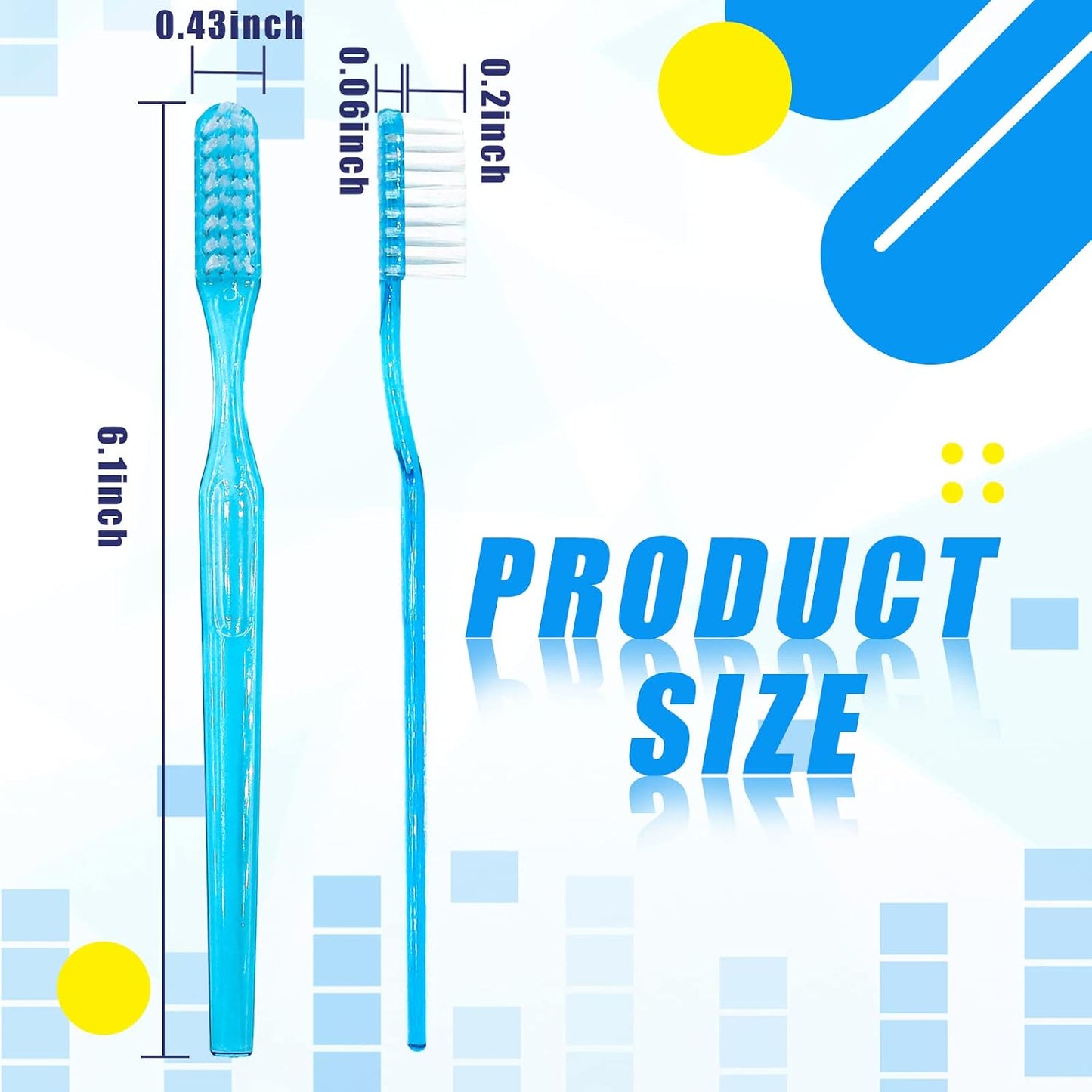 Disposable Toothbrushes with Toothpaste Built in,Mint,100 Pack | Prepasted Toothbrush Individually Wrapped,No Water Needed&No Rinsing,Bulk for Airbnb, Hotels, Camping, Travel，Business Trips