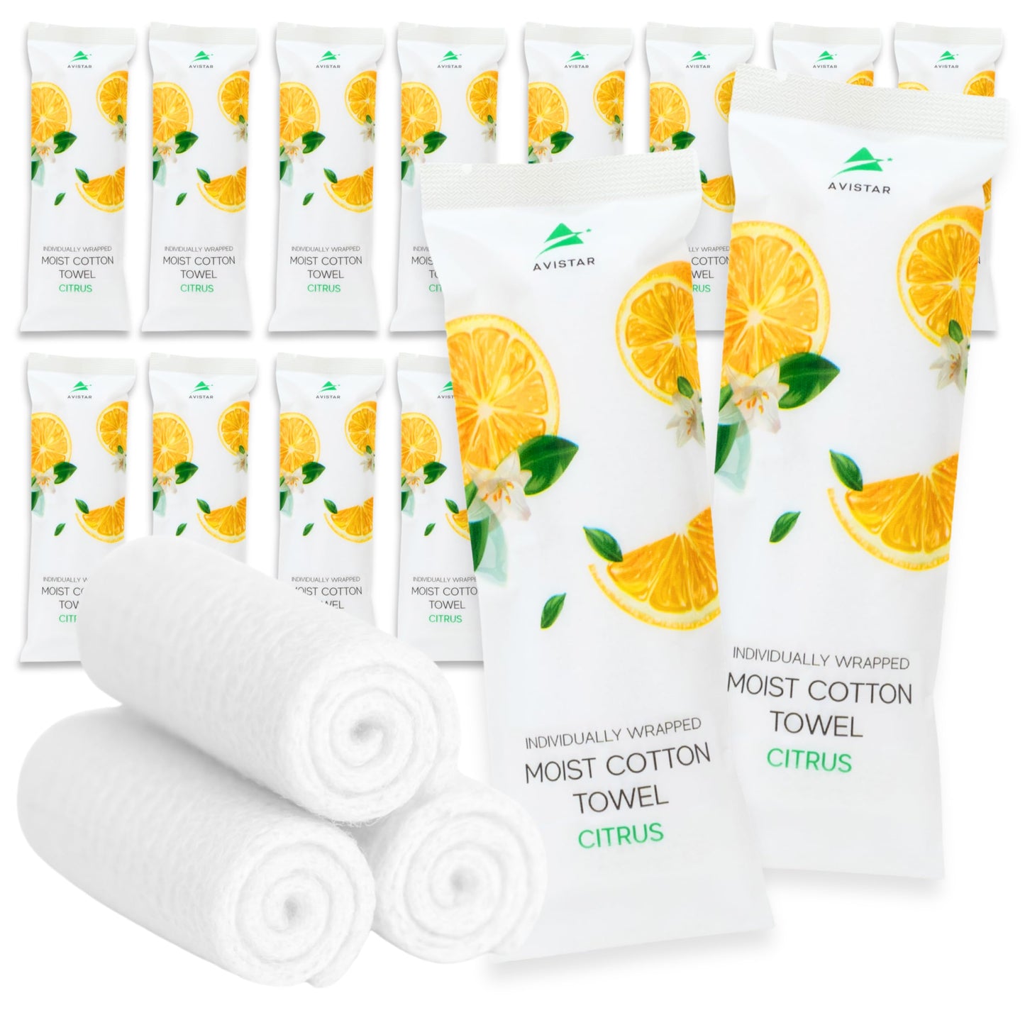 60 Hot or Cold Wrapped Moist Towels – 9'' x 9" Moist Towelettes Individually Wrapped Scented Disposable Face & Hand – Pre-Moistened Hand Wipes Soft Refreshing for Travel, Spa, Restaurant - Mixed