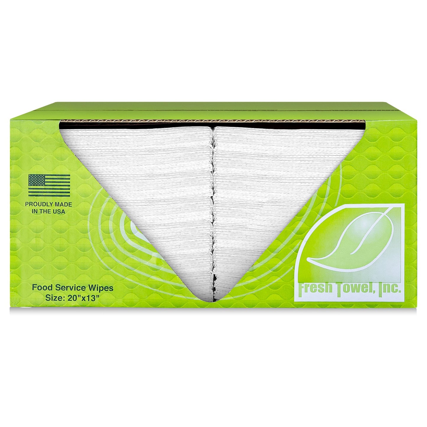 Fresh Towel Pink Foodservice Towels, 200 Count, 13x20 Cleaning Wipes | Straight-line quarter-fold design absorbs spills and may be reused on prep counters, tables, kitchens or service stations.