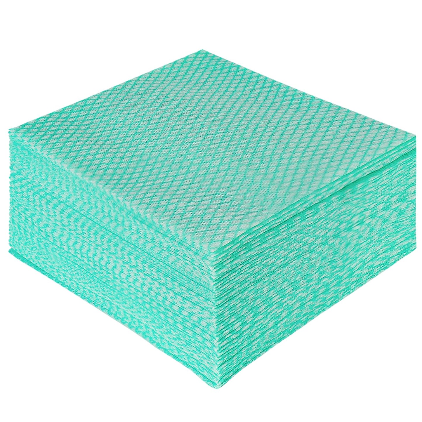 JEBBLAS Disposable Cleaning Towels and Dish Cloths, Reusable Towels,Handy Cleaning Wipes, 50 Count/Pack,Blue
